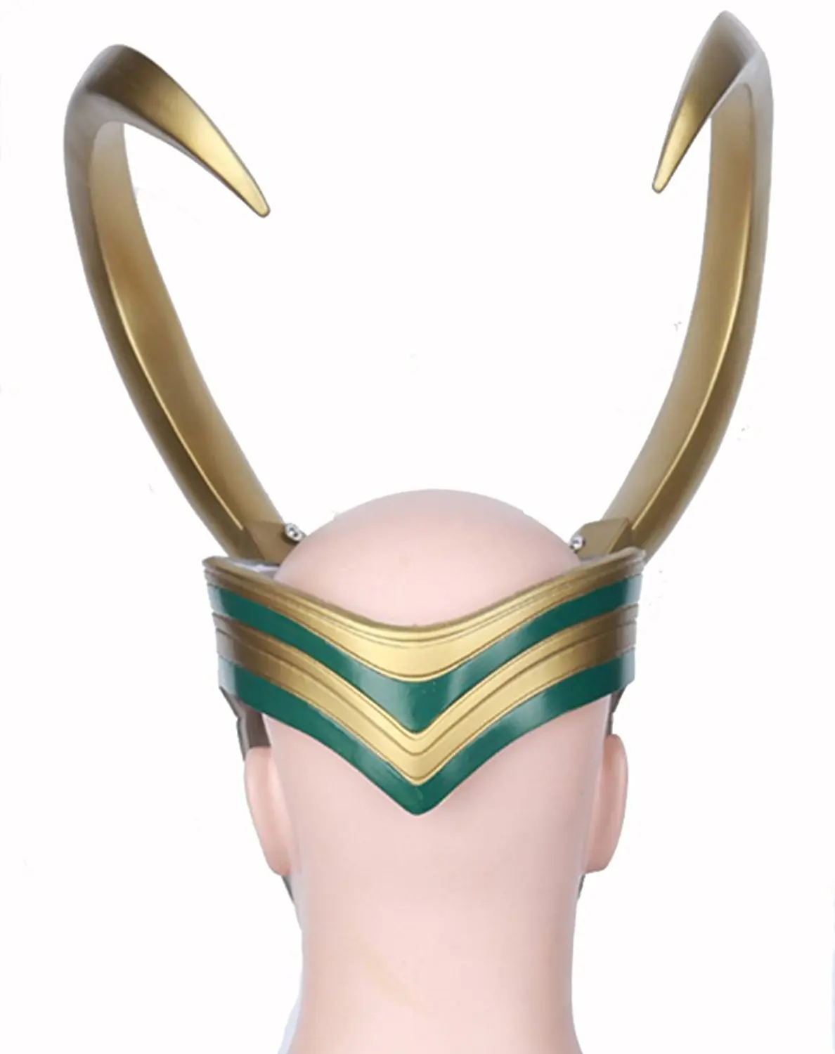 Хэллоуин Loki Косплей ПВХ маска Половина лица Маска Золотой Гигантский Шлем с