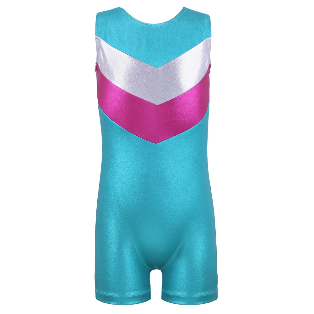 Танцевальная одежда для девушек без рукавов гимнастический купальник юбка пачка
