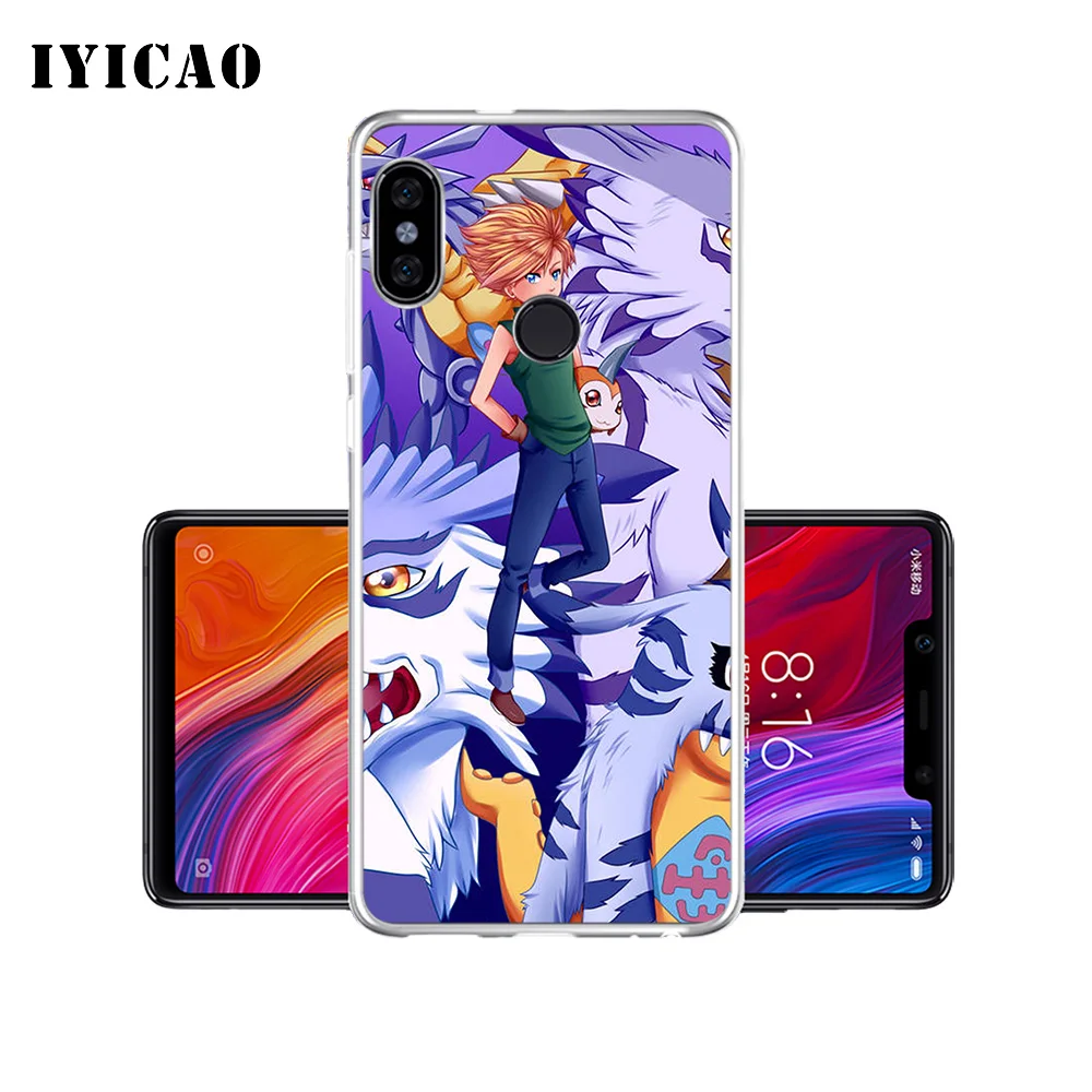 IYICAO Digimon Adventure Мягкий силиконовый чехол для телефона Xiaomi Mi 9 8 SE 6 A1 A2 Lite F1 MIX2S MIX3 TPU |