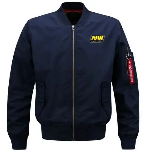 Natus vincere Navi узор куртка-бомбер полет Летающий зимняя куртка Сгущает Теплый молнии