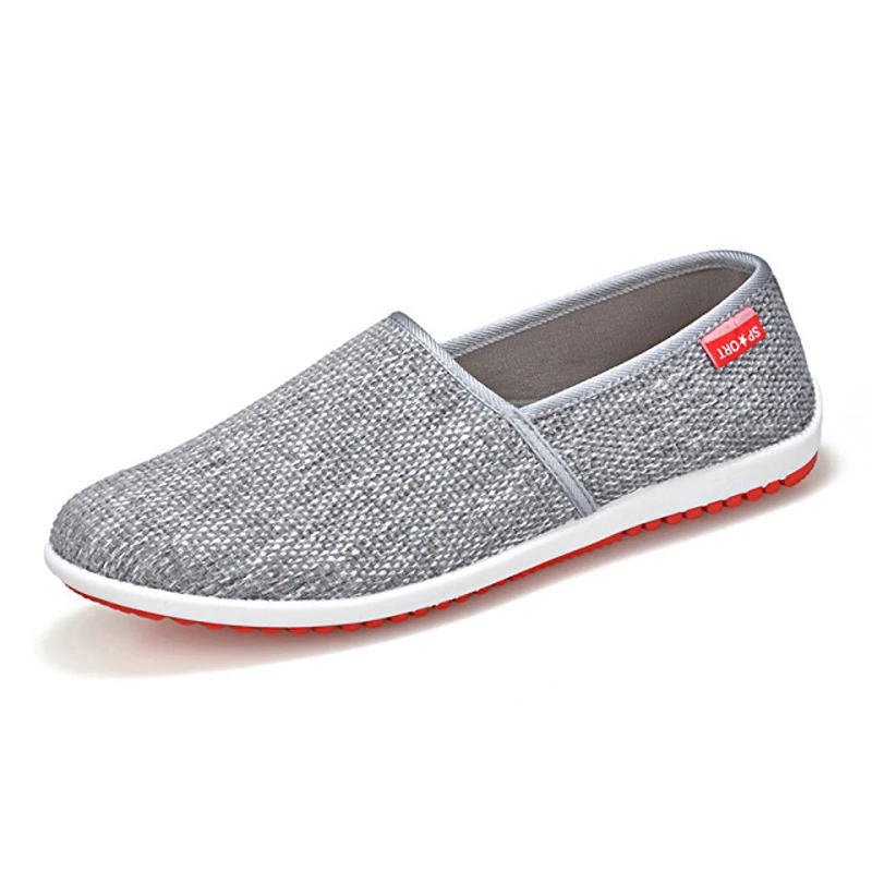 Мужская обувь мужская повседневная летняя дышащая из пеньковой ткани