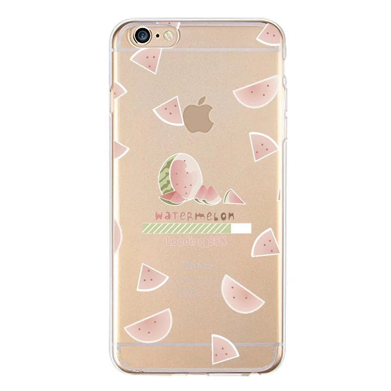 Мягкий прозрачный чехол для iPhone 4/4S 5 5S 6 6plus 7 8 plus силиконовый x бесплатная доставка