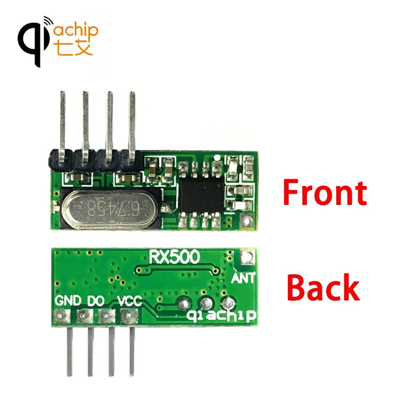 QIACHIP RF 315 мгц приемник беспроводное реле Супергетеродинный ASK/OOK модуль DC 1CH к MCU