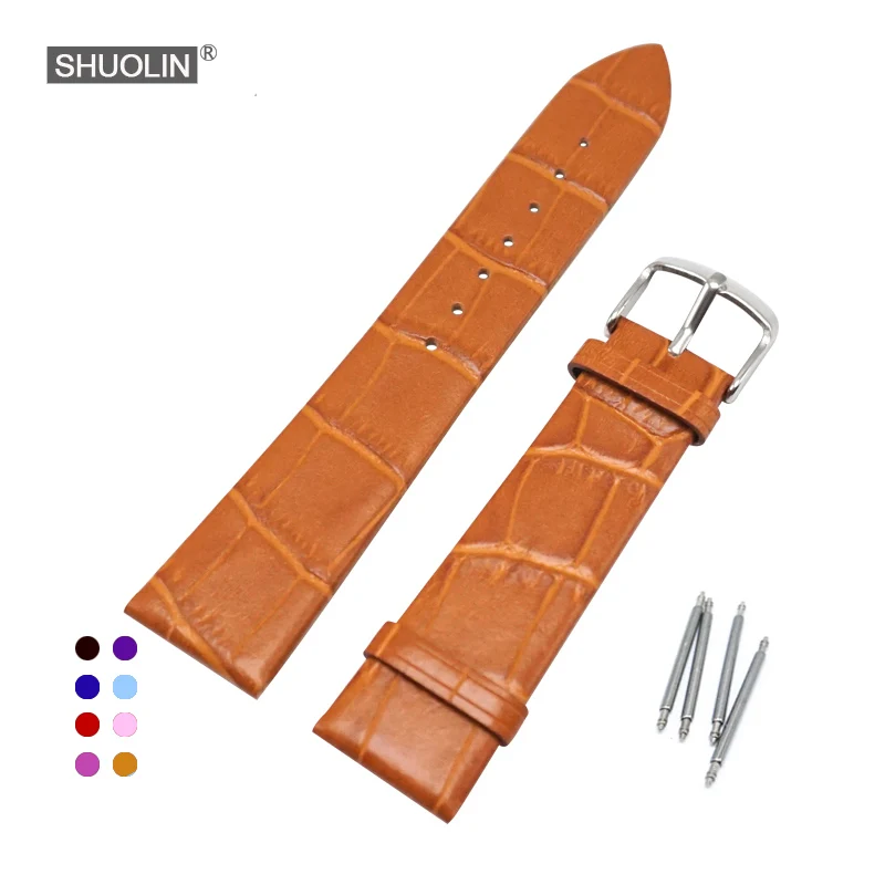 Ремешок из натуральной кожи для наручных часов 12 14 16 18 20 22 мм 2020|watch strap 12|20mm
