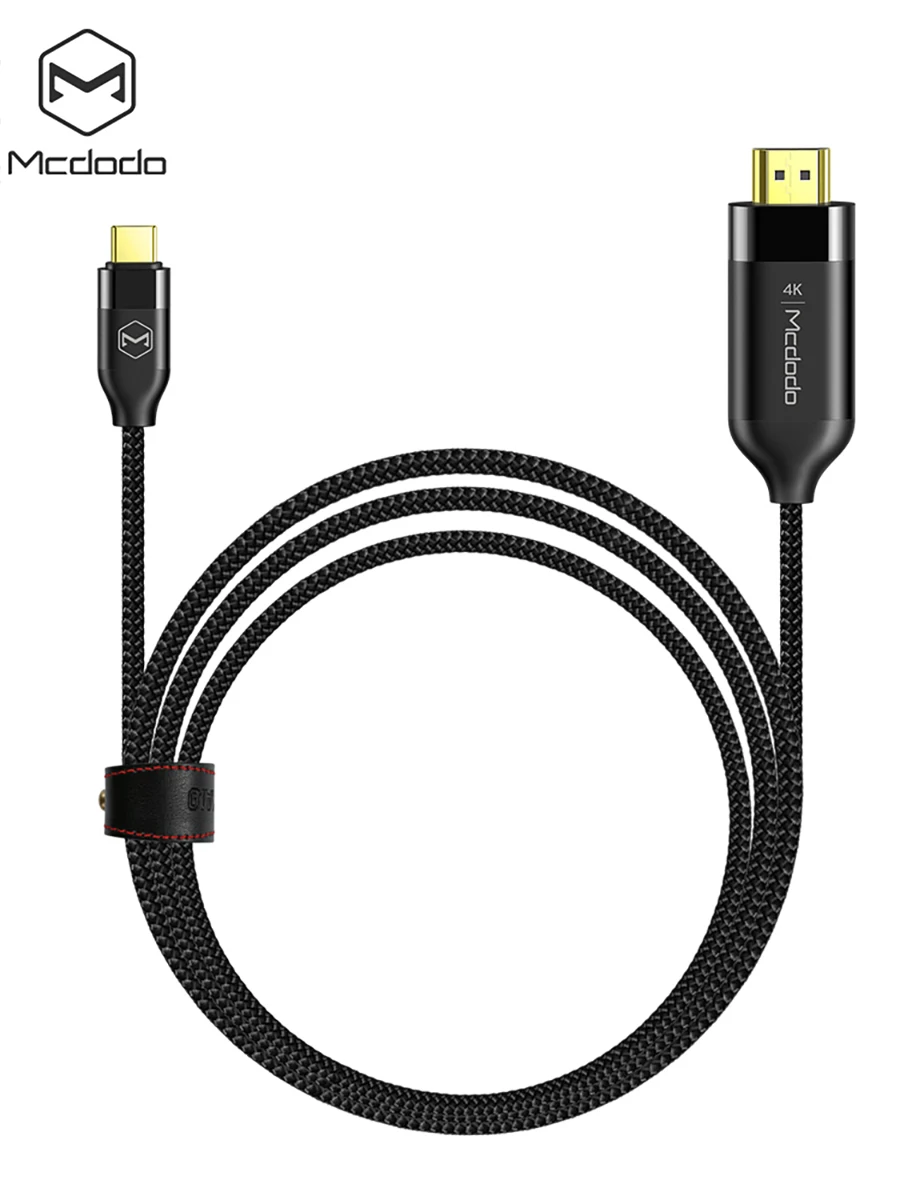 Mcdodo USB Type C к HDMI 4K кабель 60 Гц 6.5ft совместимый для Huawei iPad Pro MacBook 2018 Samsung Galaxy S9