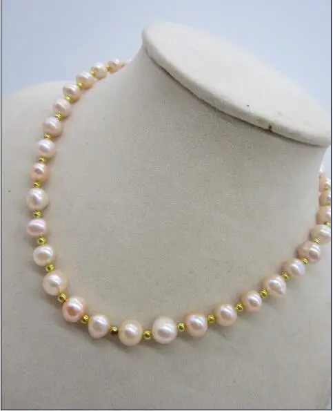Австралийское Южно-Морское ожерелье из серебра 925 пробы 18 дюймов 8-9 мм | Украшения