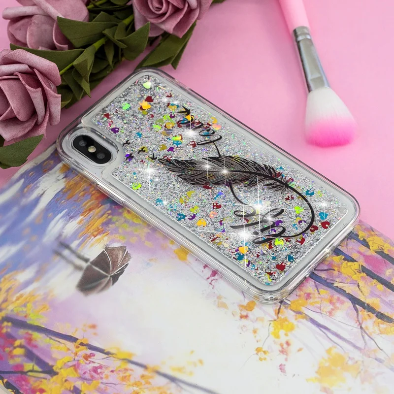 Жидкий чехол для samsung Galaxy J4 J6 A6 A7 S8 S9 Plus Note 9 Xiaomi Redmi F1 6A мультяшный Забавный Единорог Мягкий силиконовый чехол