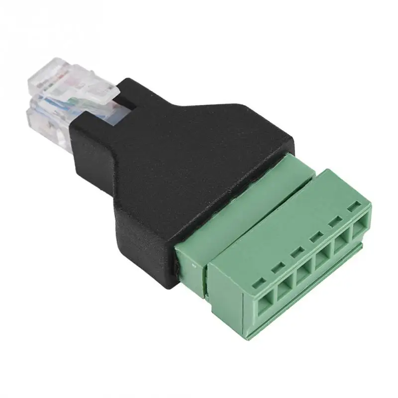 Коннектор адаптера Ethernet RJ12 6P6C папа 6 Pin|Соединители| |
