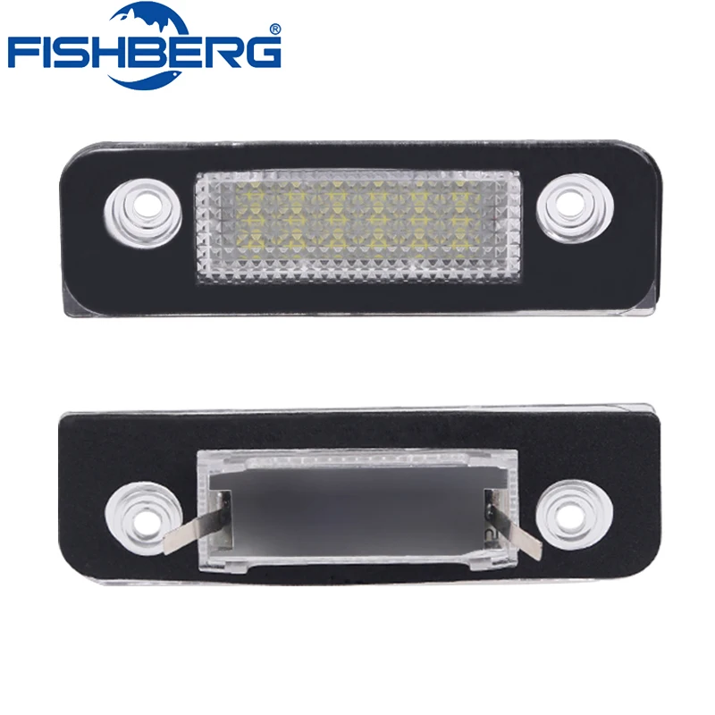 

2pcs For Ford LED License Lamp 12V White Number License Plate Lights No Error License Lights for Ford Fiesta Fusion Mondeo MK2