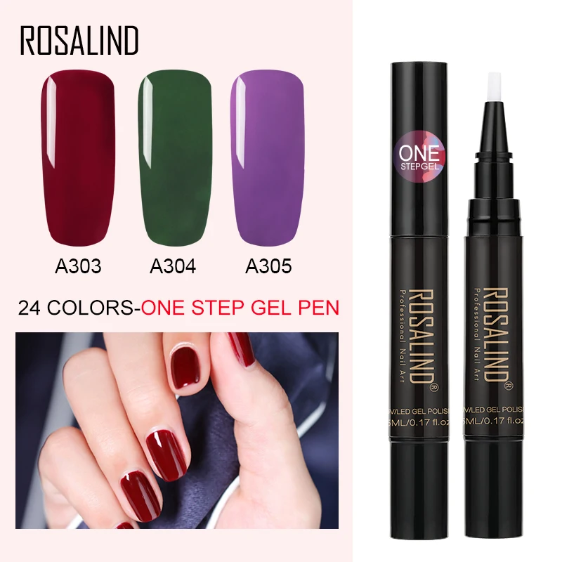 2019 Explosion Makeup Tool Newest 3 In 1 Gel Nail Varnish Pen Glitter One Step Art 24 Colors Easy To Use Polish | Красота и здоровье