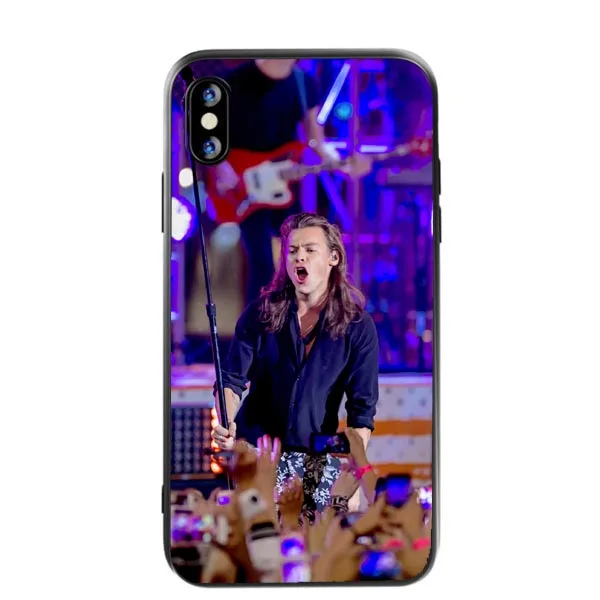 Чехол для iPhone X XS MAX XR чехол 5 5S SE 6 6splus 7 8 Plus с надписью Harry Styles Live|Чехлы-книжки| |