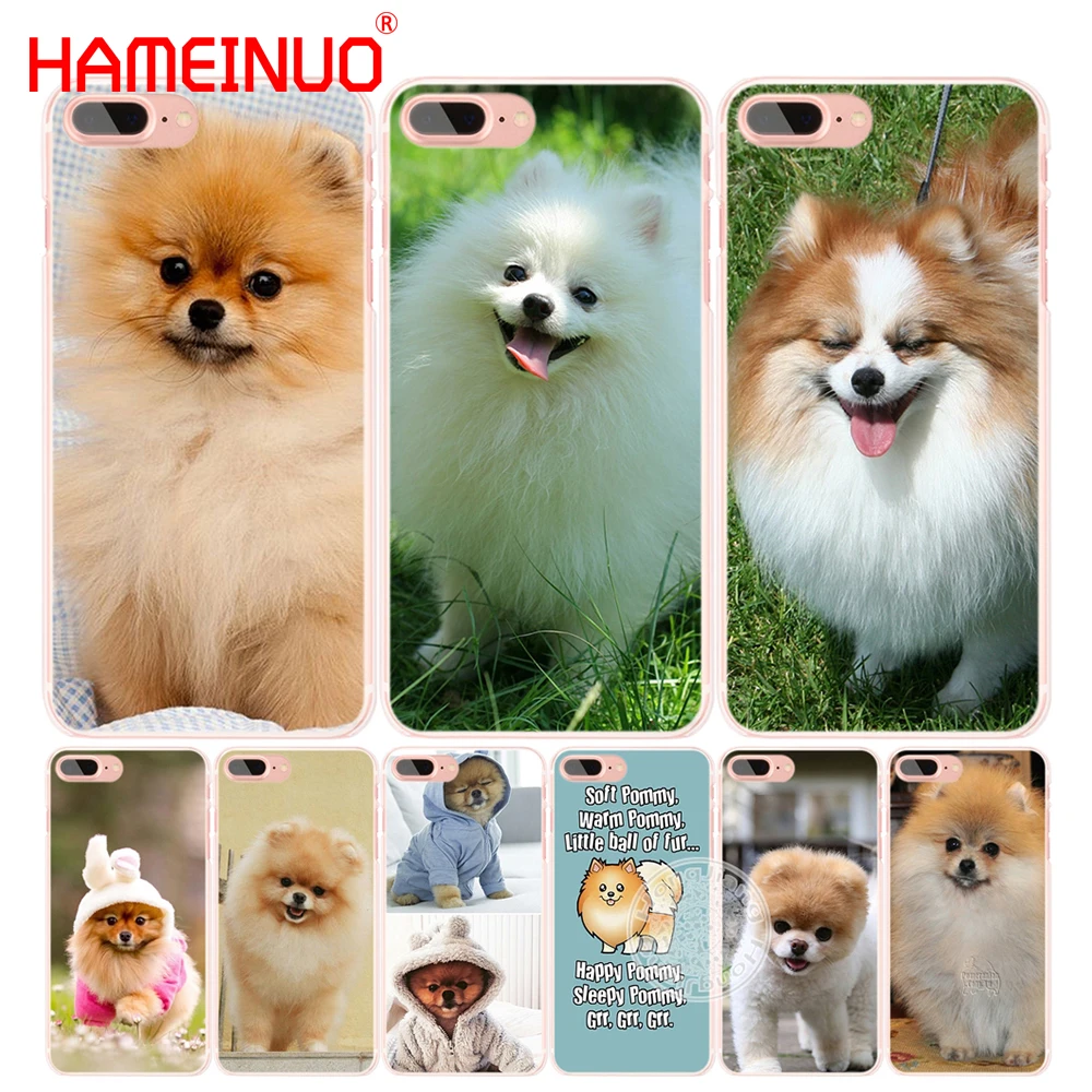 HAMEINUO милый сотовый телефон с собакой Померанский щенок чехол для iphone 6 4