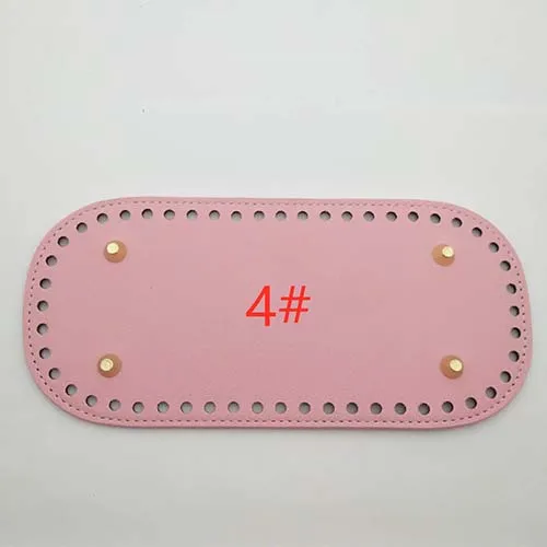 3 шт. ручной работы DIY 22,3 см прямоугольная заклепка сменная сумка лоток Нижняя аксессуары для вязания - Цвет: 4