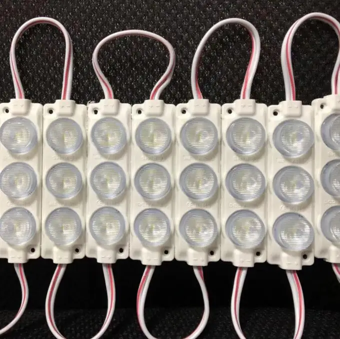 SMD 3030 светодиодный модуль Sidelighting 3 светодиода лампы с объективом горячая