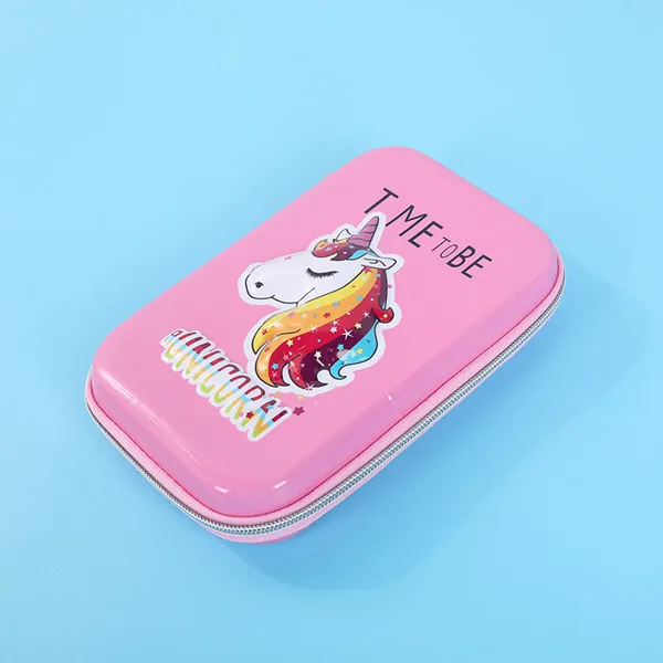 Пенал с единорогом чехол Фламинго школьные принадлежности кавайи estuche Эсколар Карандаш Чехол kalem kutusu 3D пенал для карандашей - Цвет: 10