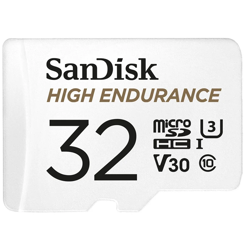 32 Гб SanDisk высокая выносливость micro SD карта 32 Гб 64 Гб карта памяти 128 ГБ 256 Гб класс 10 U3 V30 Micro флэш-карта 4 K HD microsd - Емкость: 32 Гб
