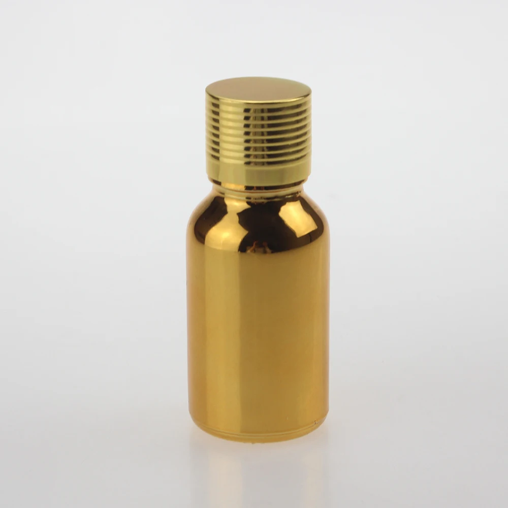 Luxury essential oil glass dropper bottle 15ml glod and silver with screw cap wholesale | Красота и здоровье