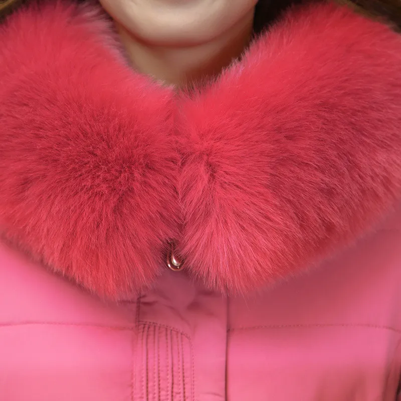 Куртка женская с меховым воротником ватная хлопковая зимняя C2466|winter jacket women|winter