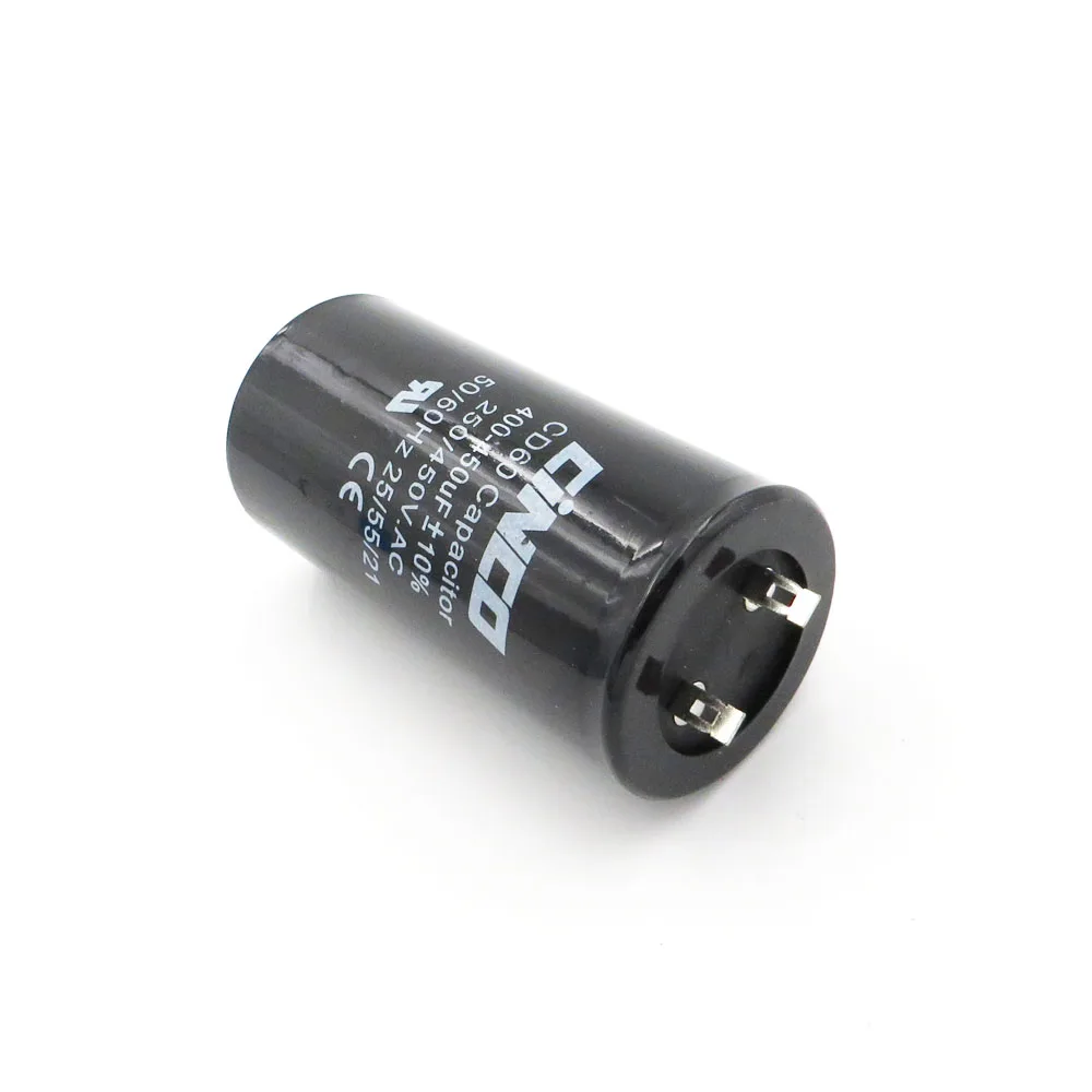 400uF 450uF 250V 450V AC Appliance Motor Start Run Capacitor CD60 Air Compressor Capacitors Heavy Duty Electric Starting | Обустройство