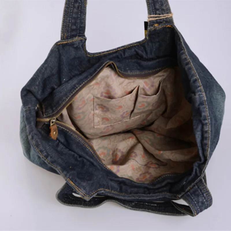 Bolso Kiple2018 новая джинсовая женская сумка ковбойская индивидуальная вместительная