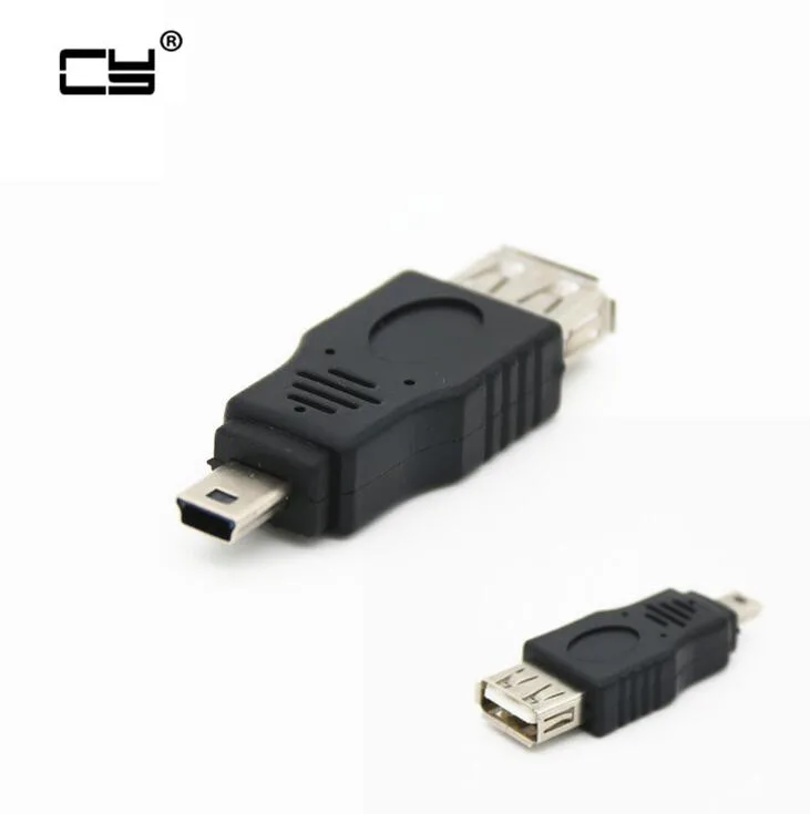

Mini USB 5pin Male to USB2.0 Female OTG Date Converter Adapter PC Laptop Camera Mobile Phone Connector