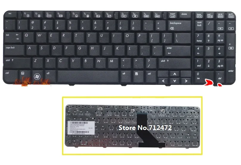 SSEA новая английская клавиатура для ноутбука HP G60|keyboard for hp|hp g60 keyboardkeyboard hp |