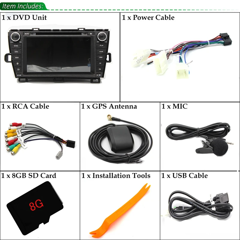 Sinairyu Android 8 0 Core 4G Оперативная память автомобильный DVD gps для Toyota Prius 2009 2010 2011 2012 2013