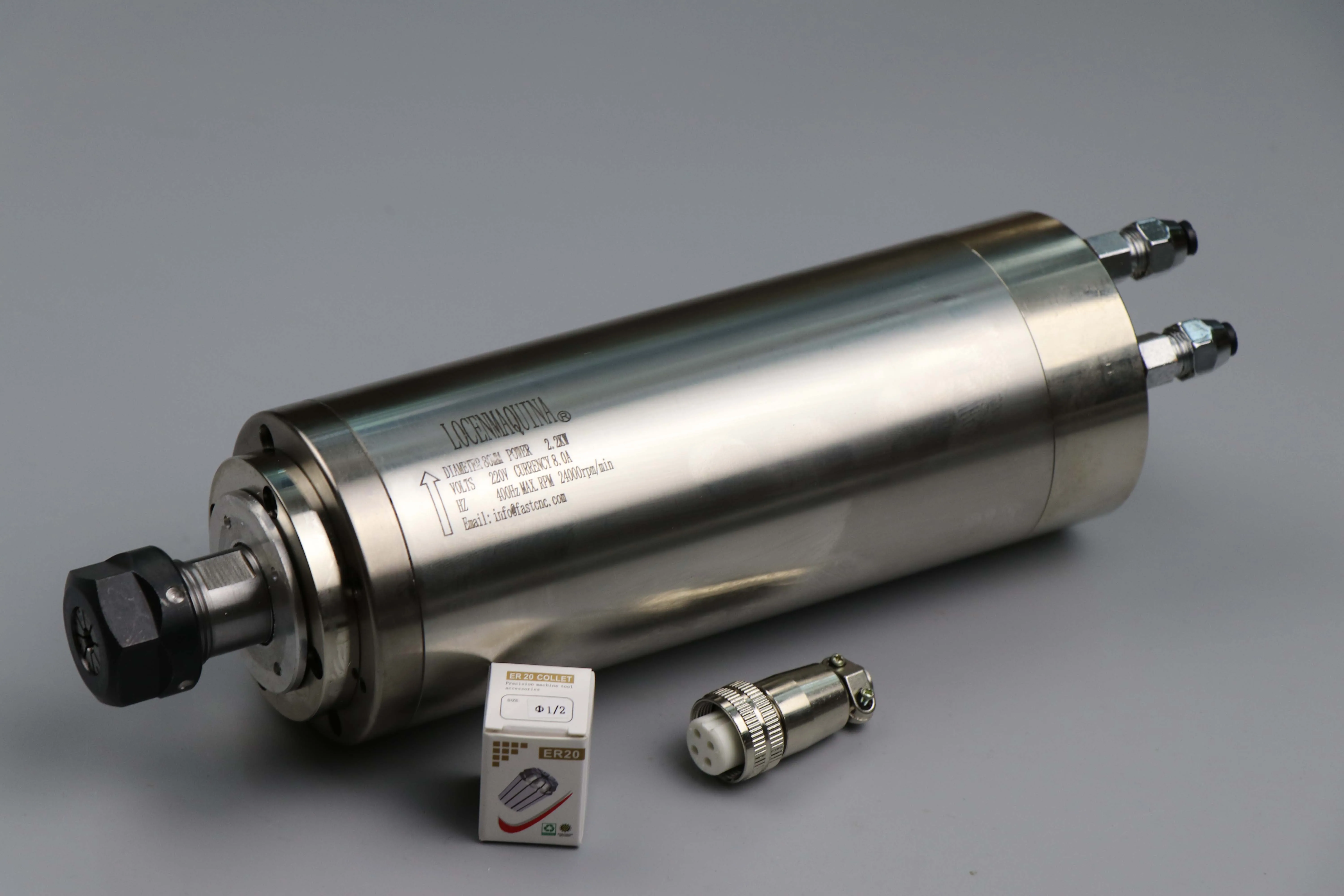 3 подшипника для фрезерного станка с ЧПУ диаметр 80 мм 24000 об./мин.|spindle motor|water cooling