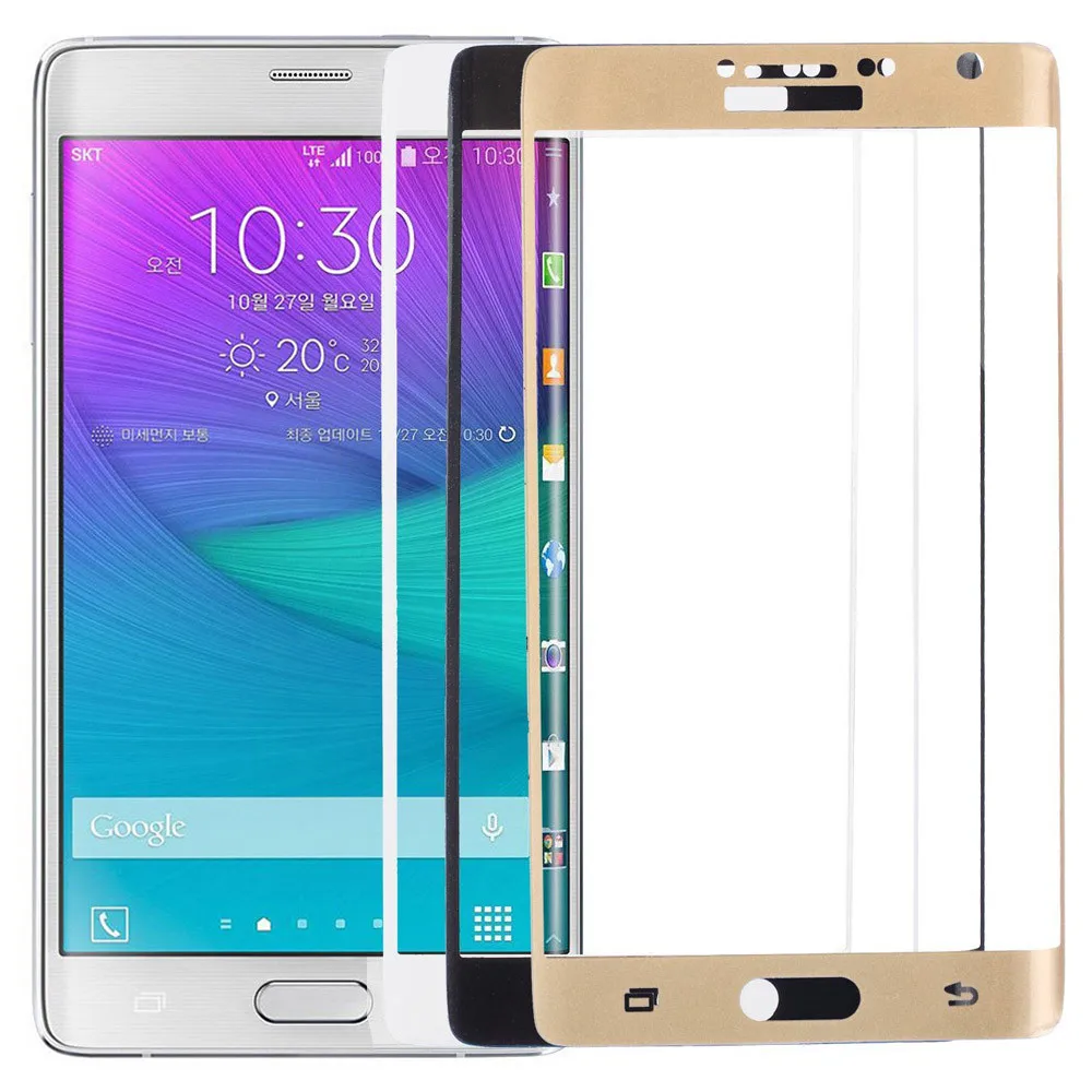 3D изогнутое закаленное стекло для Samsung Galaxy Note Edge Полное покрытие экрана