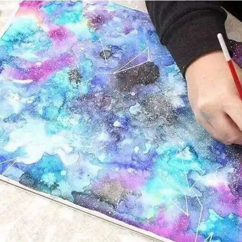 

5 grams Pure Watercolor Salt Saltwater Salt, Fine/Coarse Sea Salt, White Salt Watercolor Media Art Supplies