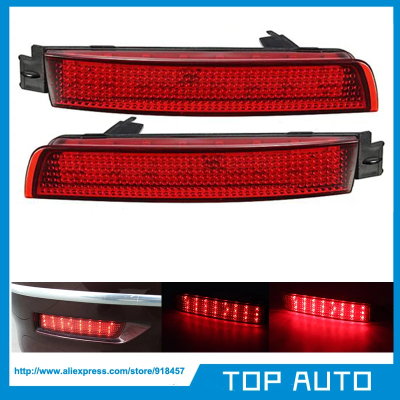 PX007 1 Красные линзы светодиодный бампер отражатели для Nissan Juke Infiniti FX35 добавить