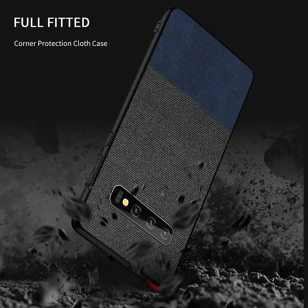 Купить это KISSCASE текстильный чехол для Samsung S10 Plus S8 S9 Роскошный кожаный J3 J5 J7 J2 Pro S7