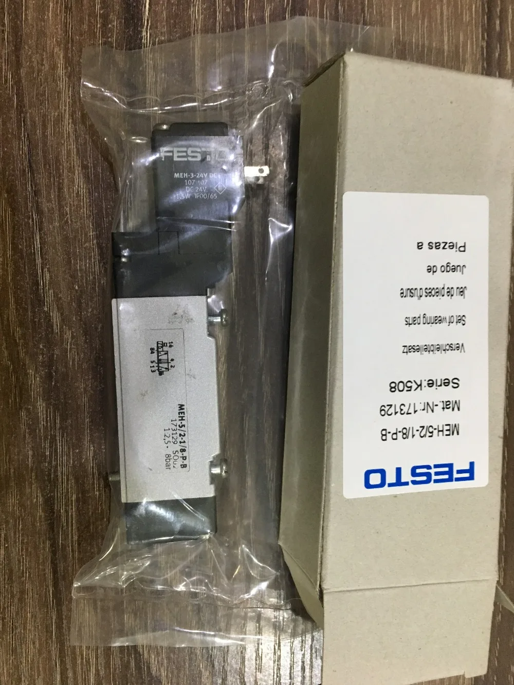 

MEH-5/2-1/8-P-B 173129 корпус электромагнитных клапанов FESTO без катушки Бесплатная доставка