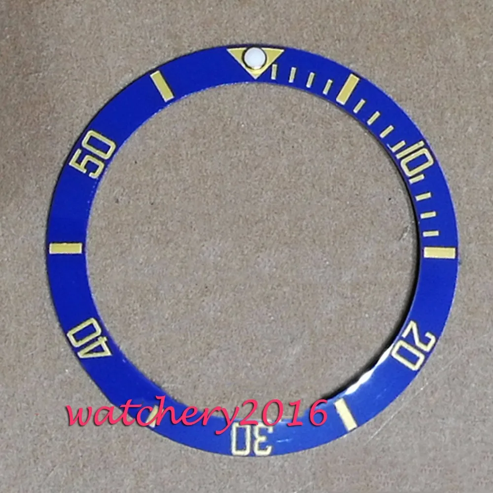 39 9 мм синий керамический ободок комплект часов автоматический механизм