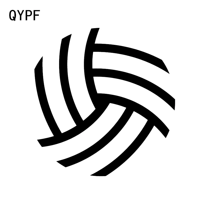 QYPF 12 6*13 3 см самая крутая графическая наклейка для пляжного волейбола автомобиля