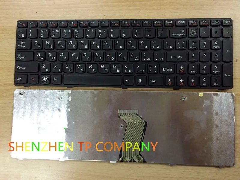 Русская клавиатура для Lenovo Ideapad Z560 Z560A Z565 Z565A G570 G575 G770 G780 RU рамка|lenovo z560 keyboard|g570