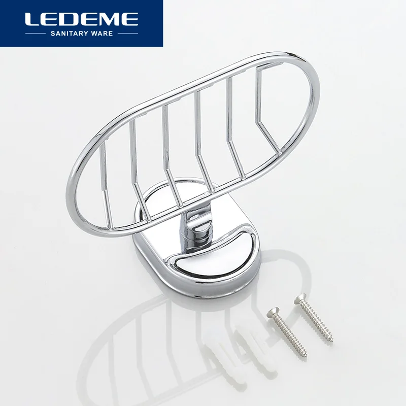 LEDEME Нержавеющая сталь Ванная комната держатель мыла Душ мыльница лоток