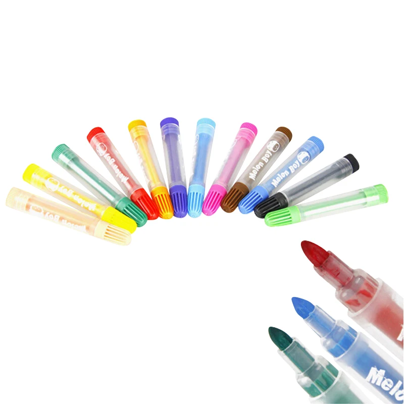 DIY украшения ручки дети живопись 12/24/36 шт. Акварель Pen Картина маркеры Книги по