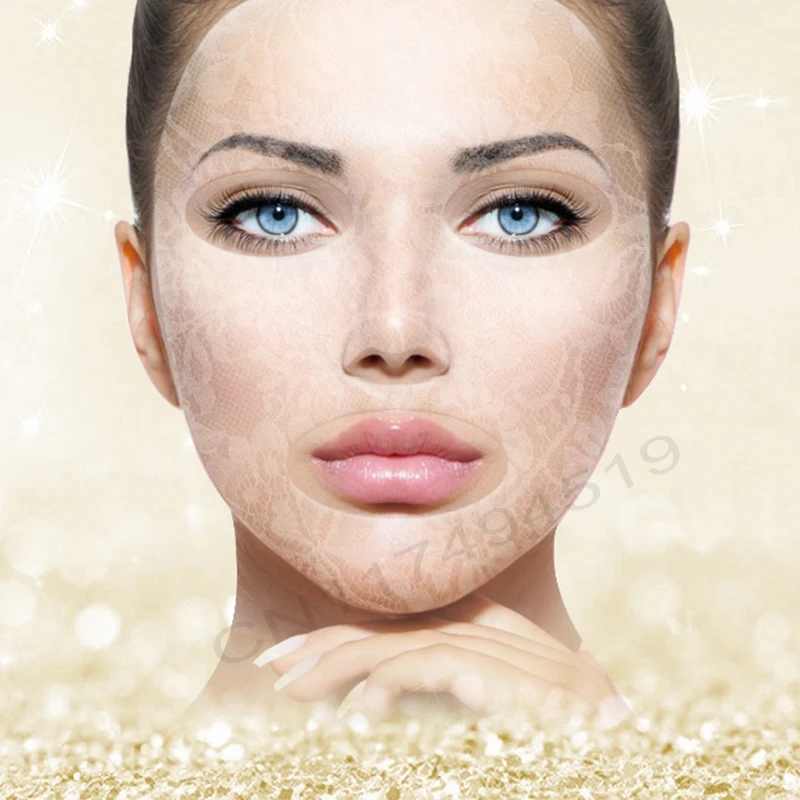 3 шт. Роскошная Гидрогелевая кружевная омолаживающая маска для лица лучшая ухода