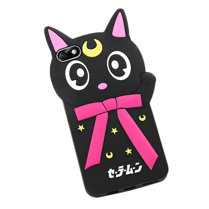 mix order estoque case for huawei honor 8 6x 4x 5a enjoy phone 3D silicon soft cute cat rubber cover 50pcs/lot free DHL |
