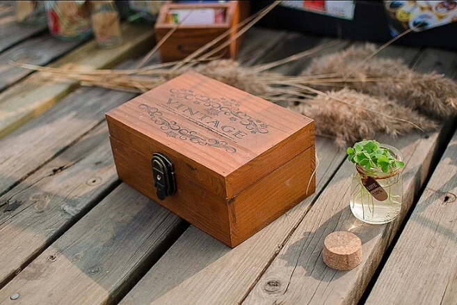 1 шт. старый деревянный ящик для продуктов Ретро хранения деревянных ящиков