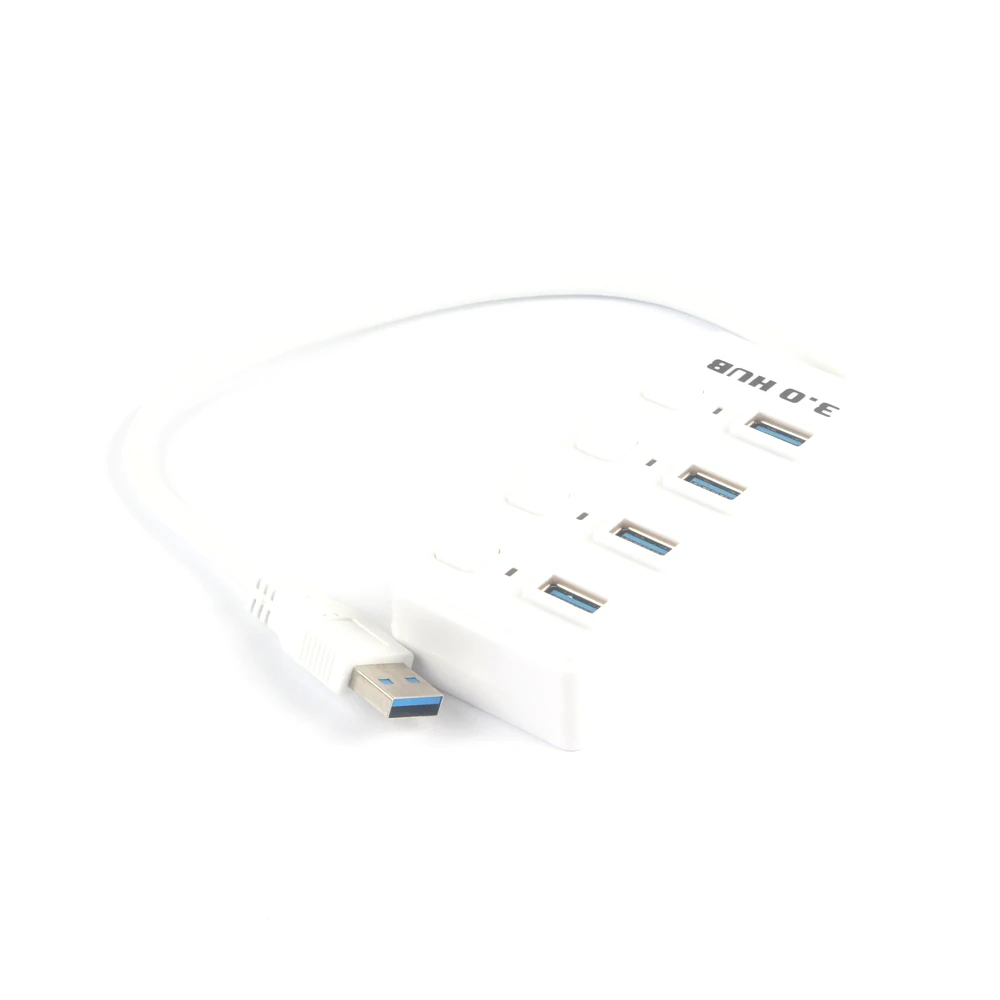 4-портовый концентратор USB 3 0 с индивидуальным контроллером выключателей питания