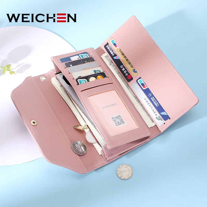 WEICHEN Сумочка 2019 новый браслет длинный клатч кошелек женский держатель карты