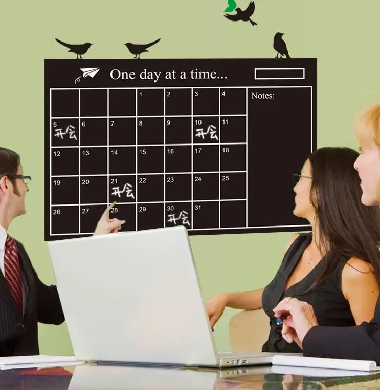 Съемный ежедневник стикер для доски еженедельный/Ежемесячный рабочий планер