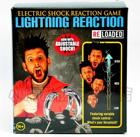 Бесплатная доставка Молниеносная реакции на 4 человека игра с электрическим