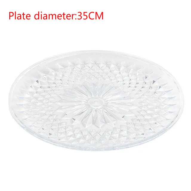 3-Layer Detachable Plastic Cake Fruit Storage Tray Desktop Snack Food Storage Shelf Household Party Wedding Decors Organization - Цвет: 9