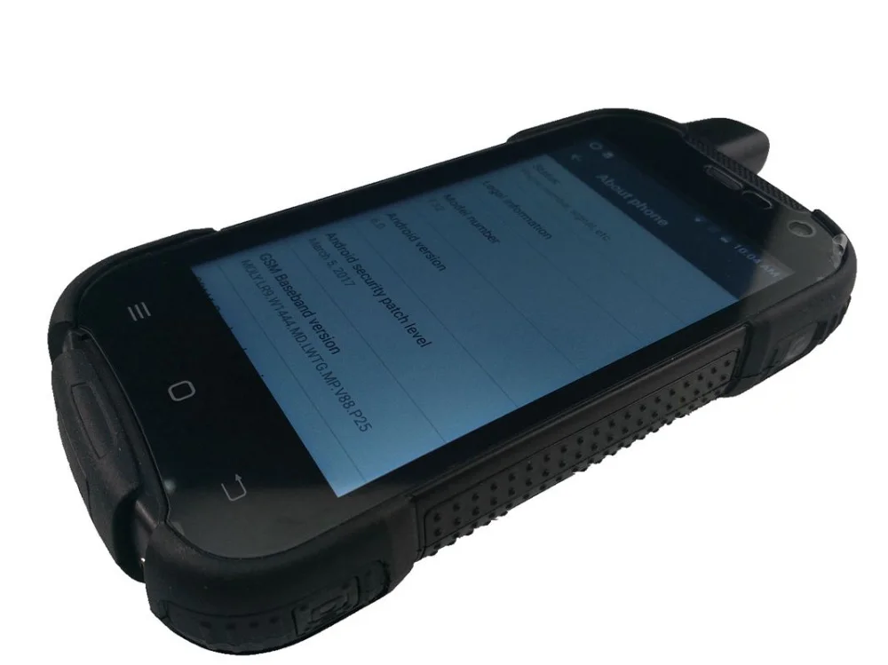 Китай zello PTT радио Walkie Talkie 4 г сети LTE домофон Android 6.0 прочный телефон большой