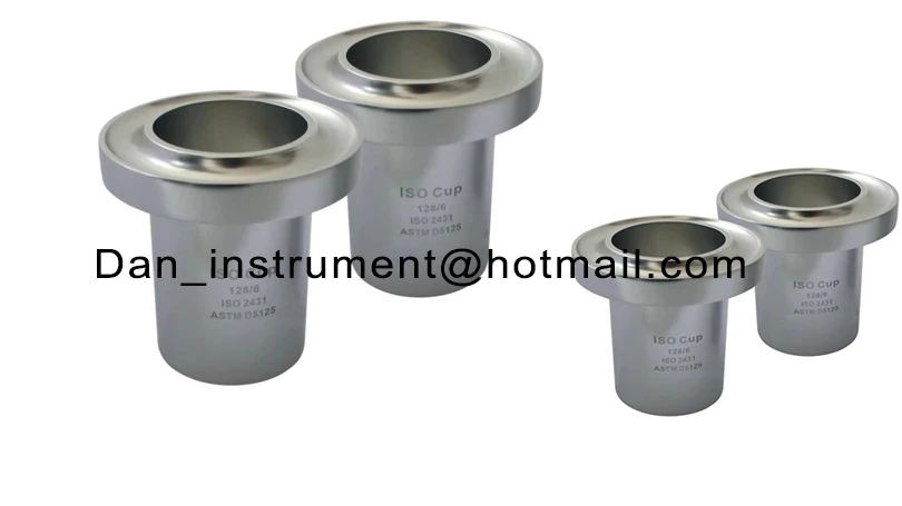 

Высокое качество ISO чашка потока со стандартом ISO 2431 DIN 53224 EN 535 ASTM D5125 3 #4 #5 #6 #8 #