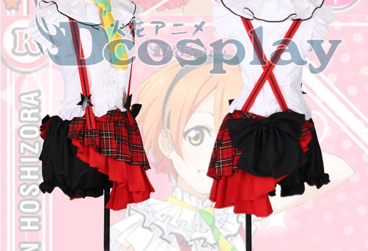 

Love live Hoshizora Rin cos dress first season op ver Now we Cosplay Costume Halloween Costume for adult