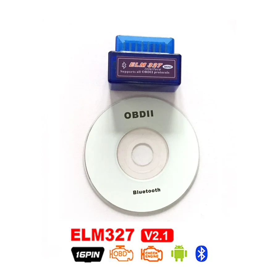 TOPSOURCE ELM327 USB/BT V1.5 OBD2 автомобиля диагностический Интерфейс сканер OBDII инструмент ELM